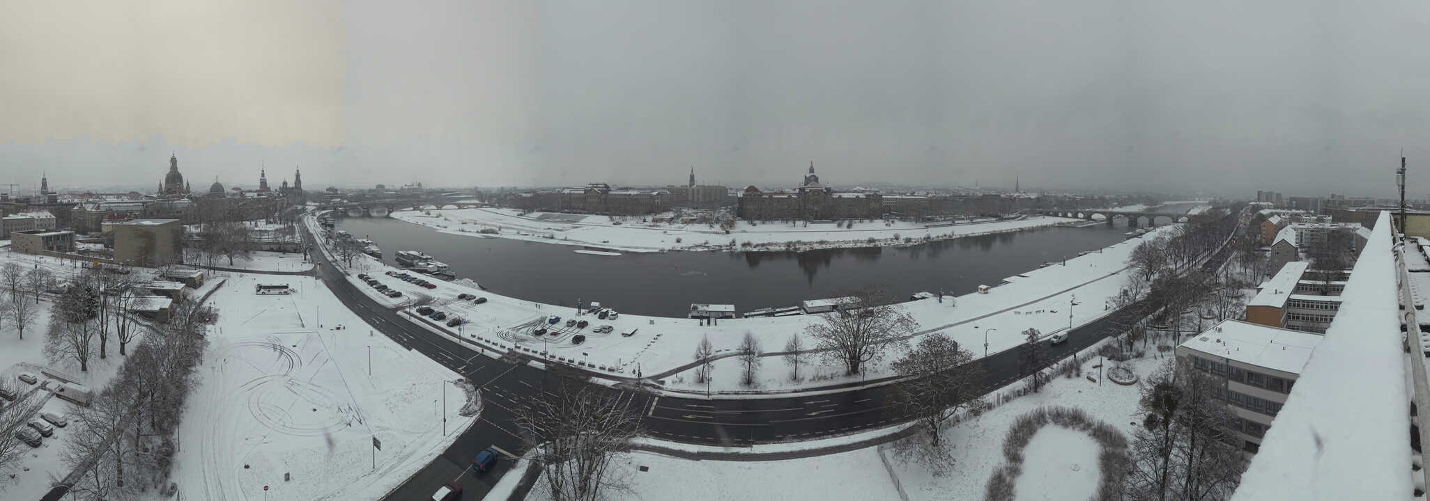 Archiv Foto Webcam Dresden - Elbpanorama