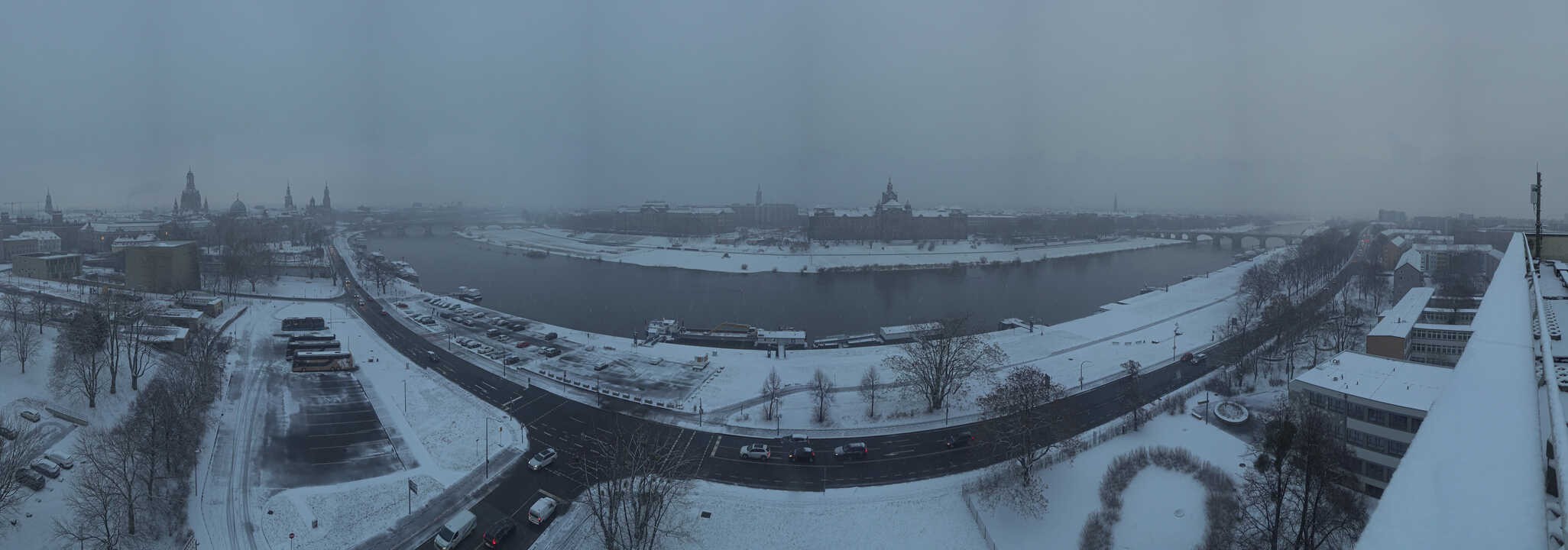Archived image Webcam Dresden - Panoramic view of the city