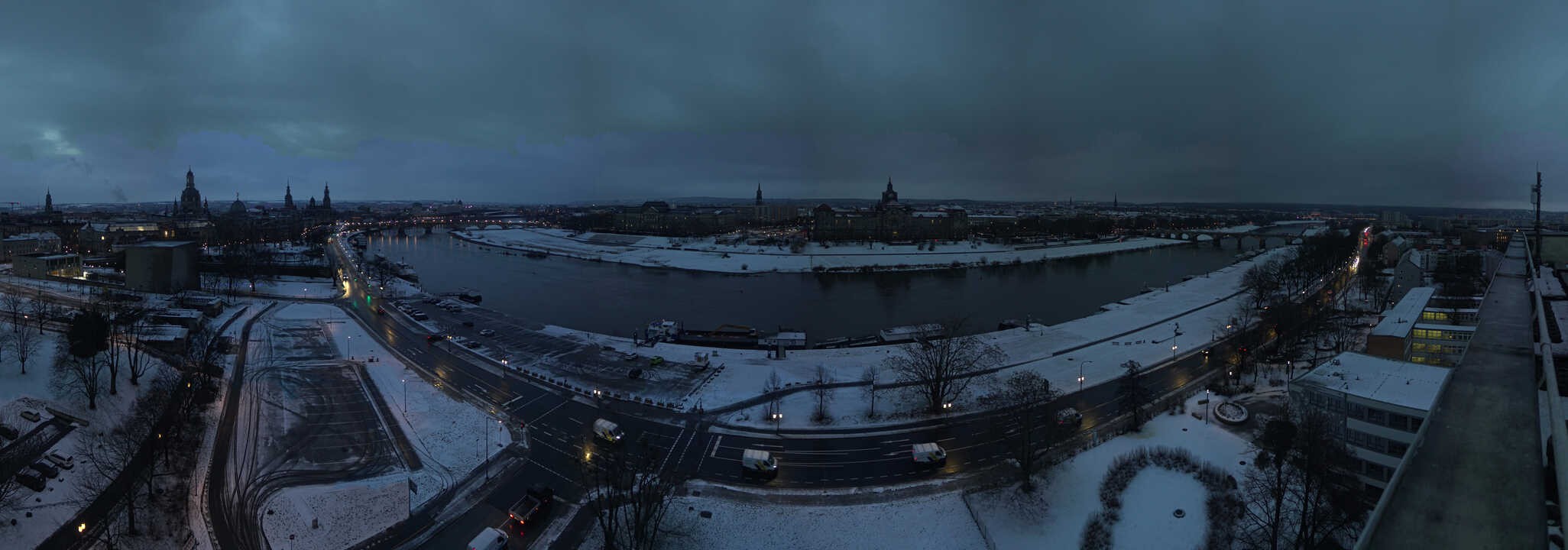 Archiv Foto Webcam Dresden - Elbpanorama