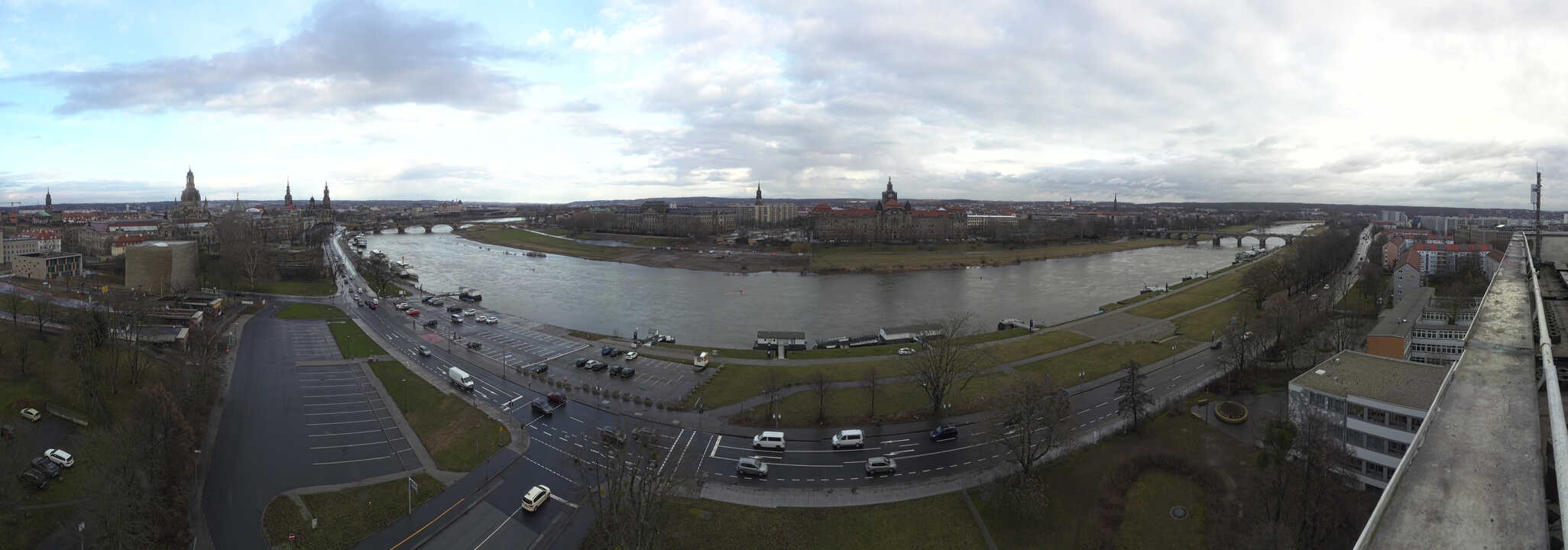 Archiv Foto Webcam Dresden - Elbpanorama