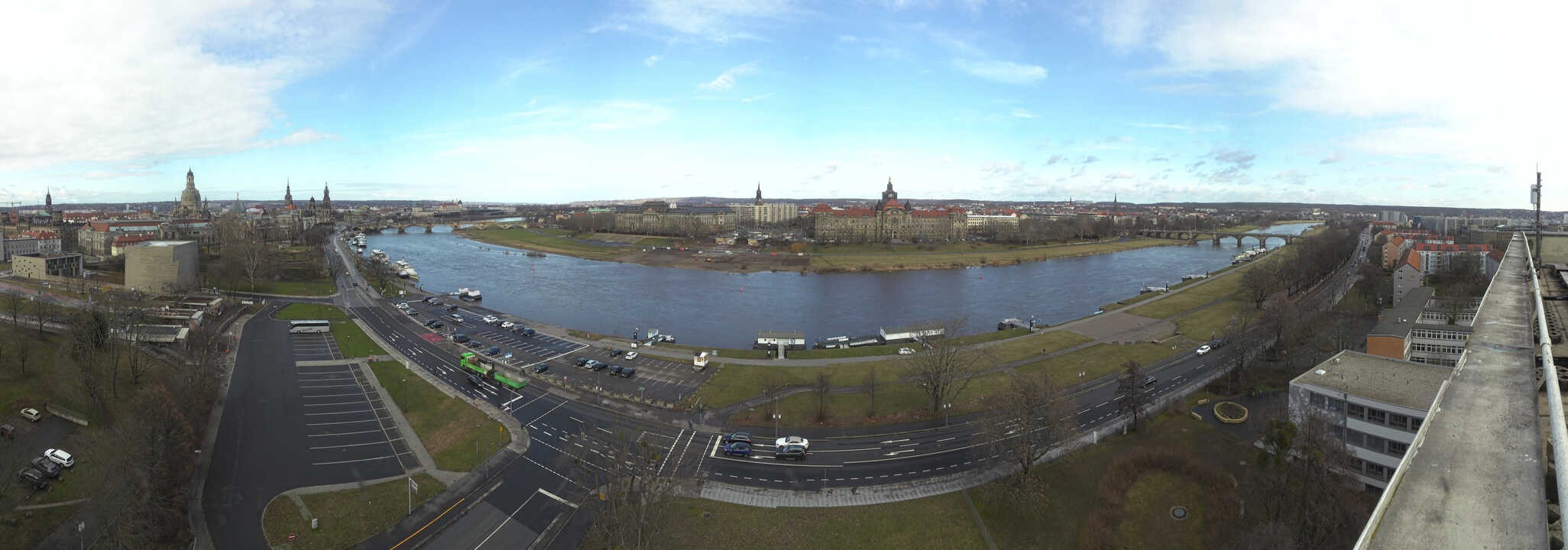 Archiv Foto Webcam Dresden - Elbpanorama