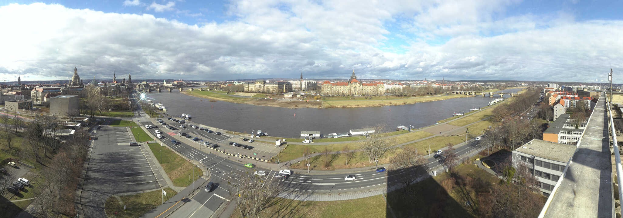 Archiv Foto Webcam Dresden - Elbpanorama