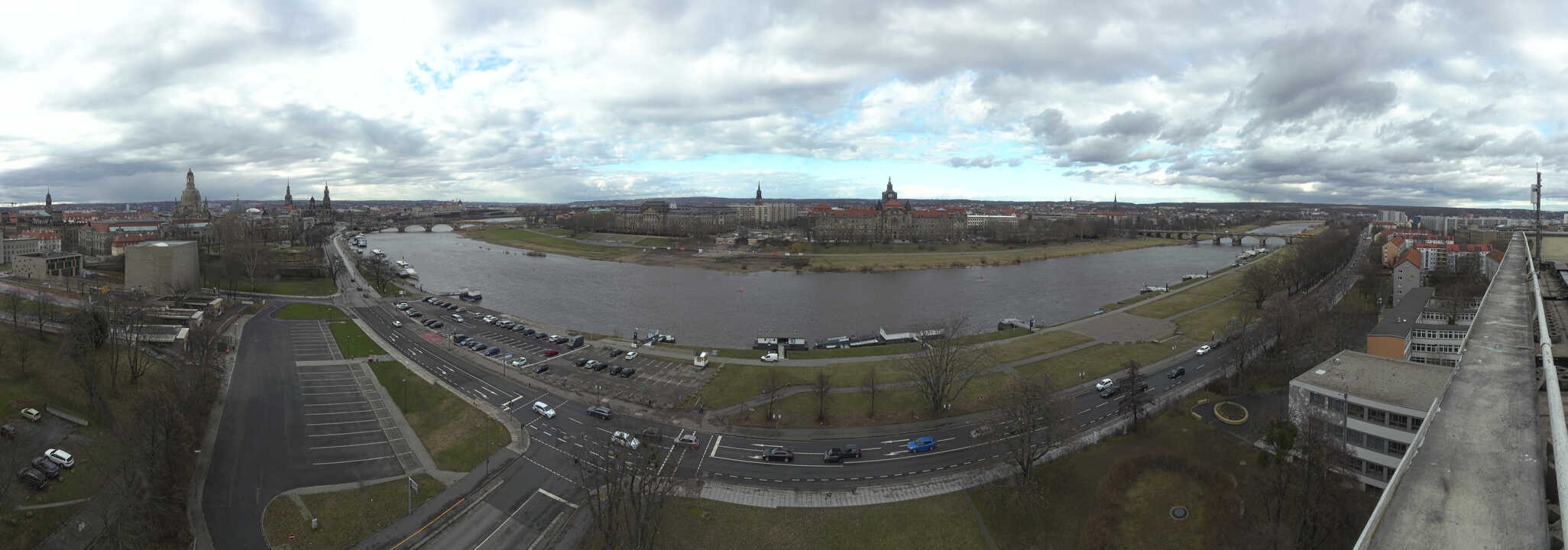 Archiv Foto Webcam Dresden - Elbpanorama