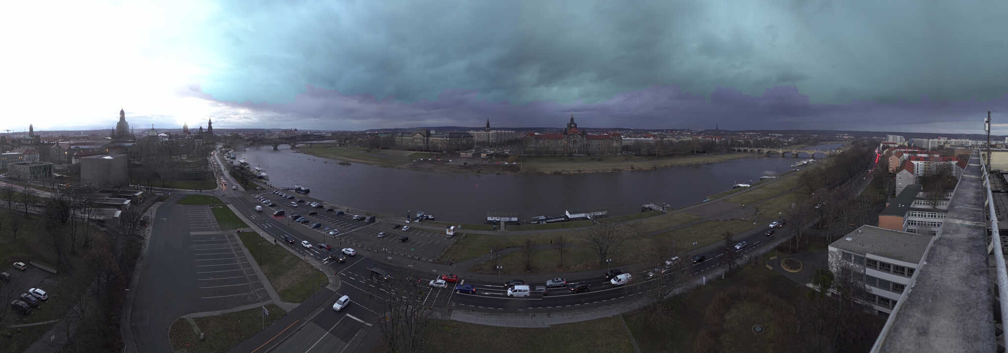 Archived image Webcam Dresden - Panoramic view of the city