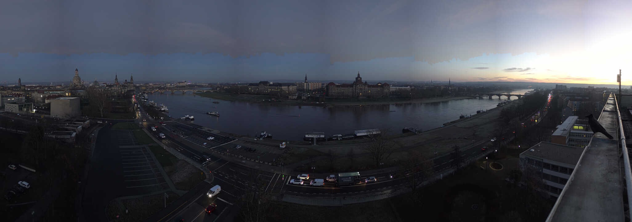 Archived image Webcam Dresden - Panoramic view of the city