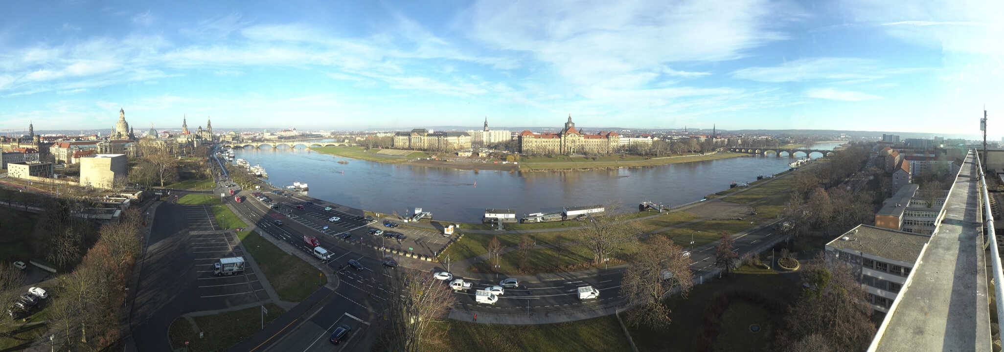 Archived image Webcam Dresden - Panoramic view of the city