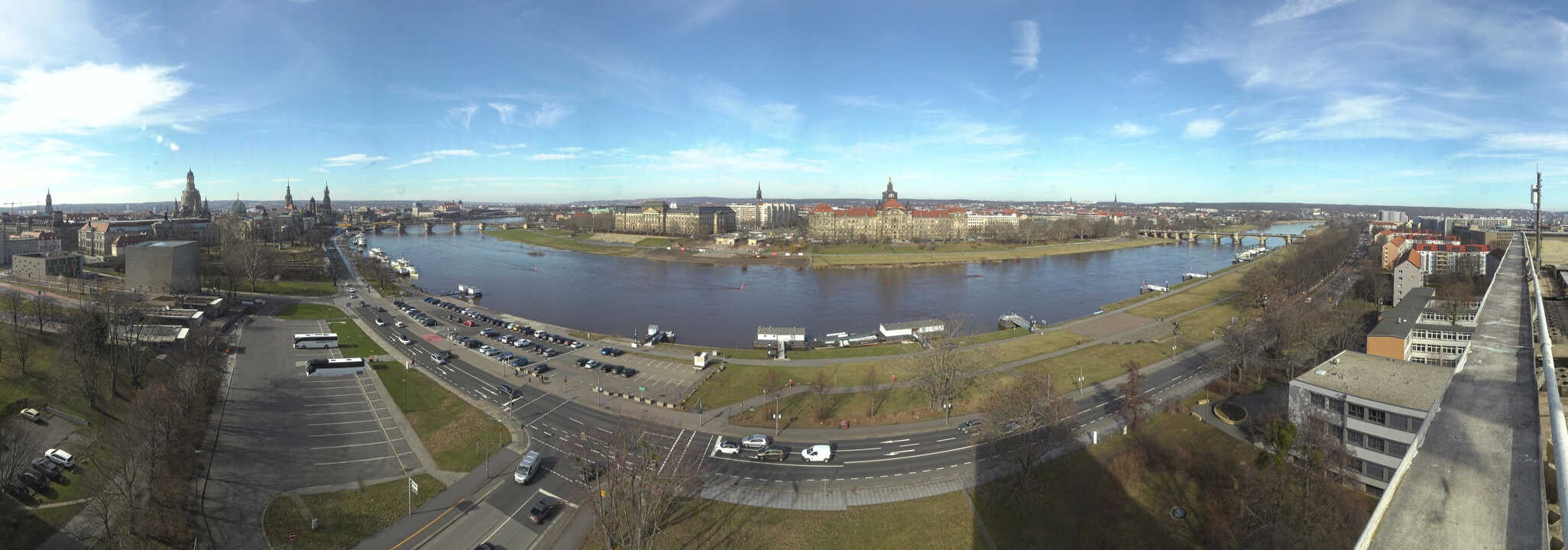 Archived image Webcam Dresden - Panoramic view of the city