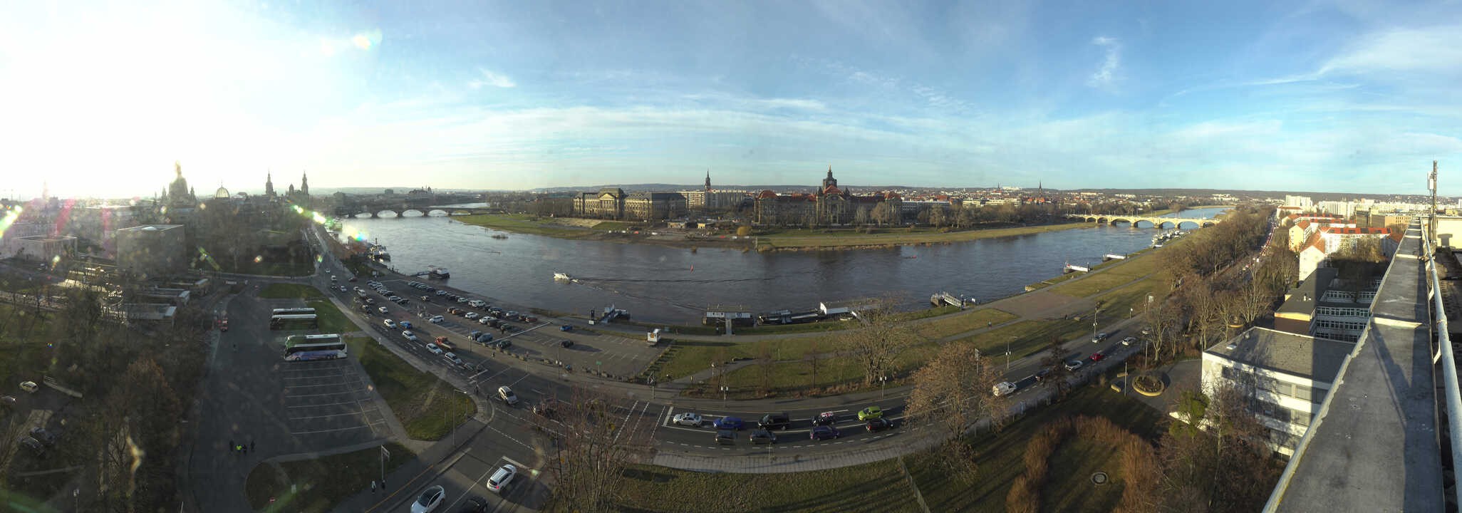 Archived image Webcam Dresden - Panoramic view of the city