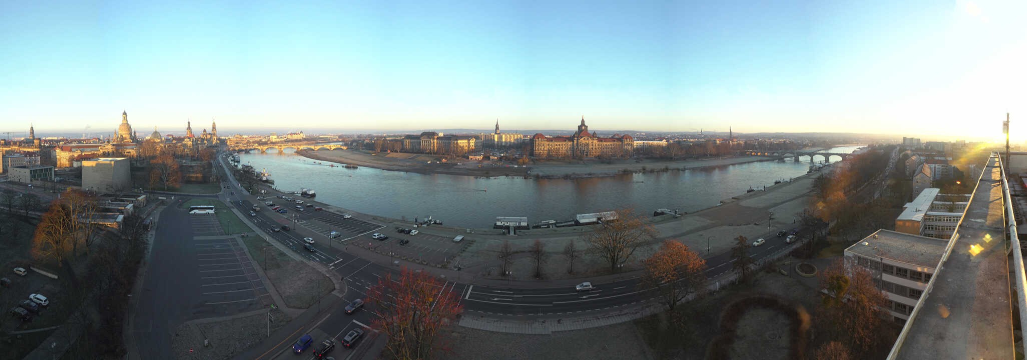Archiv Foto Webcam Dresden - Elbpanorama