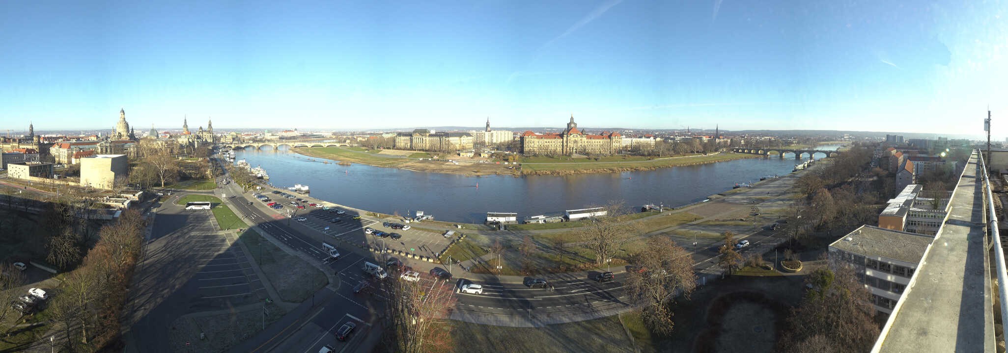 Archiv Foto Webcam Dresden - Elbpanorama