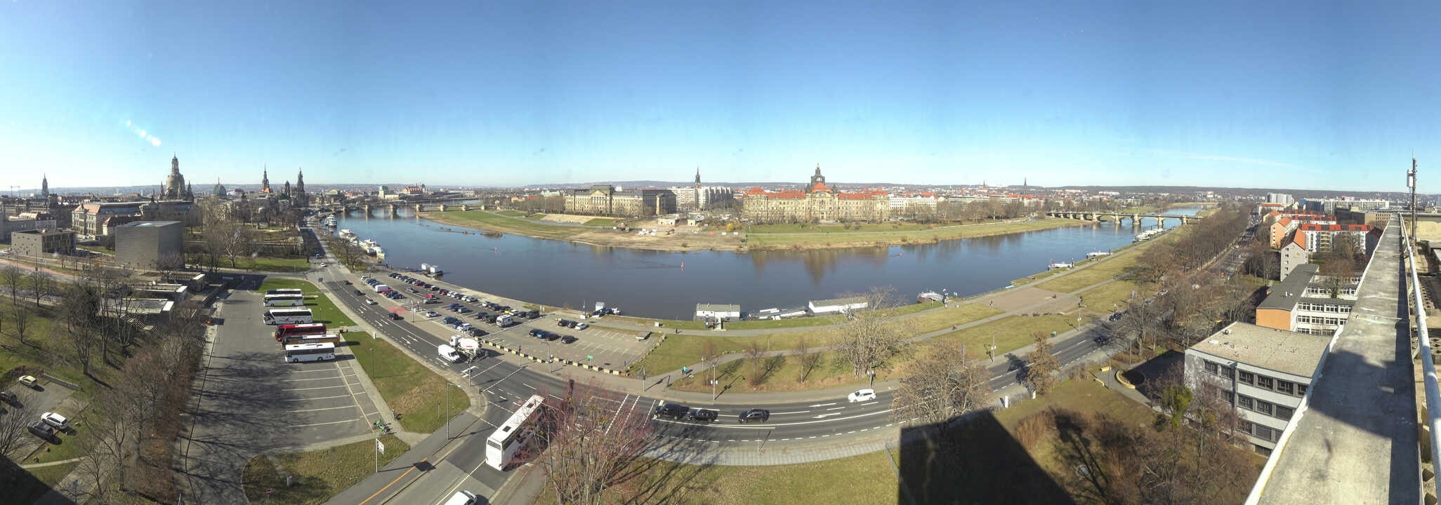 Archiv Foto Webcam Dresden - Elbpanorama