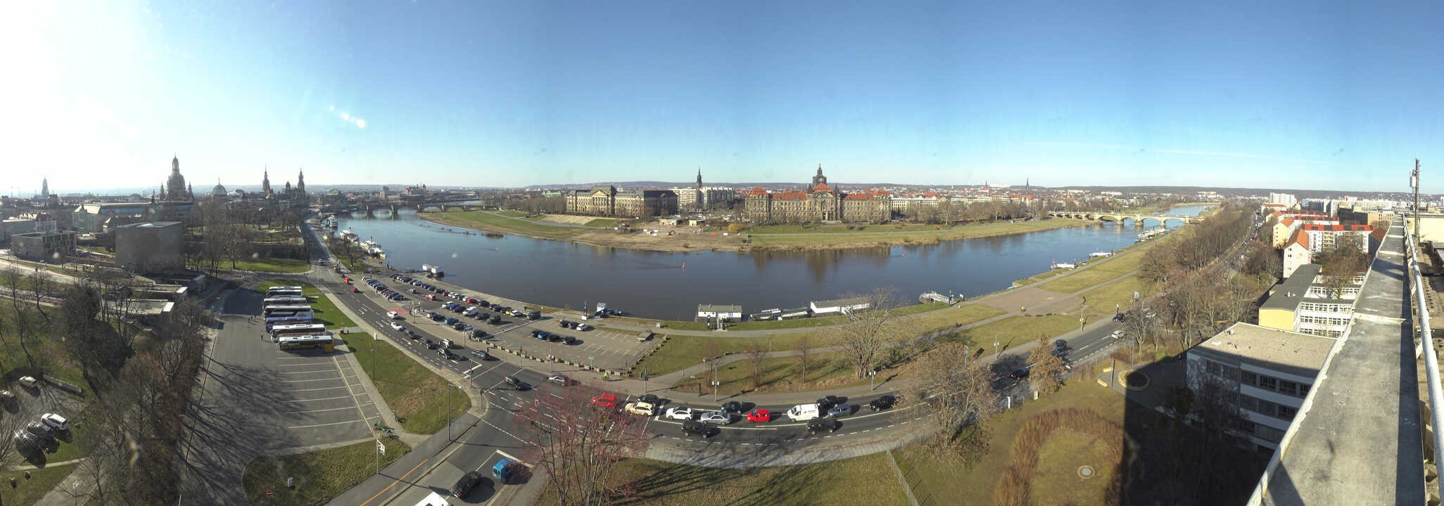 Archiv Foto Webcam Dresden - Elbpanorama