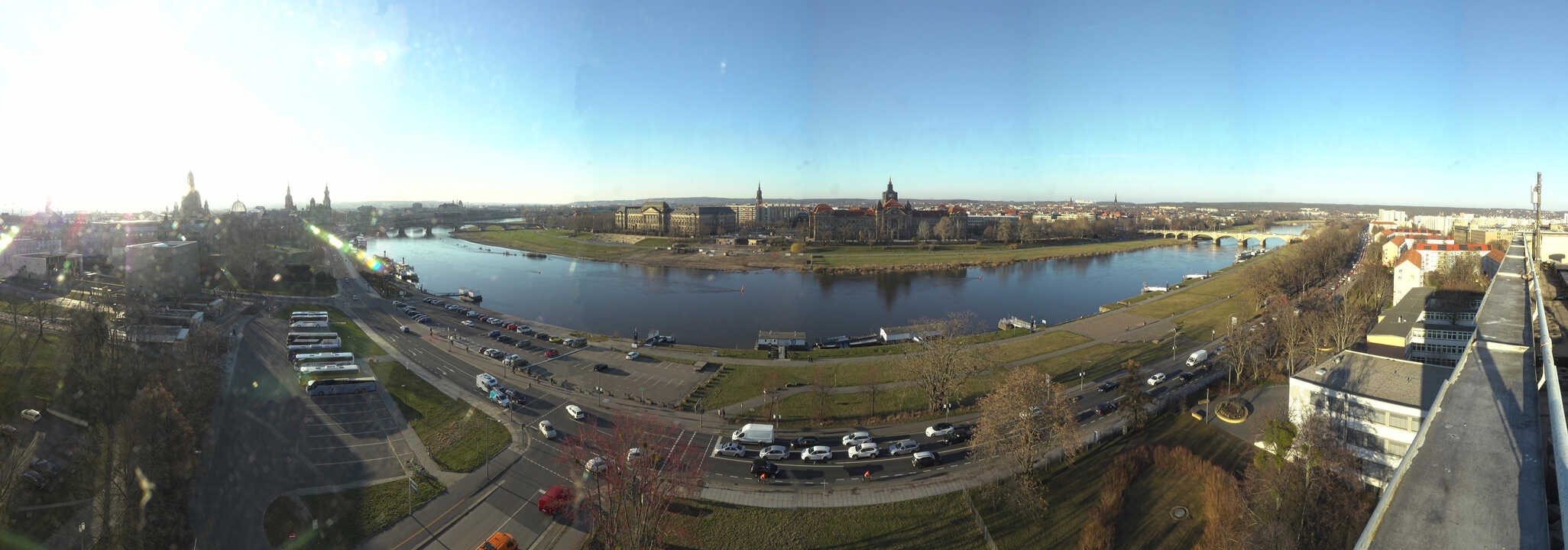 Archiv Foto Webcam Dresden - Elbpanorama