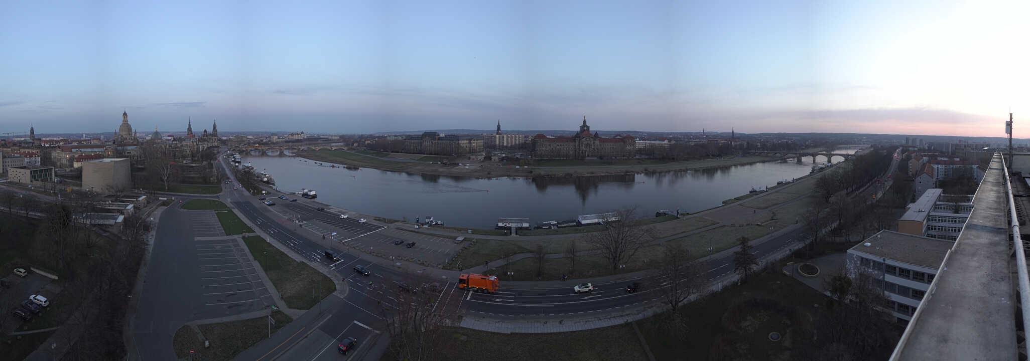 Archived image Webcam Dresden - Panoramic view of the city