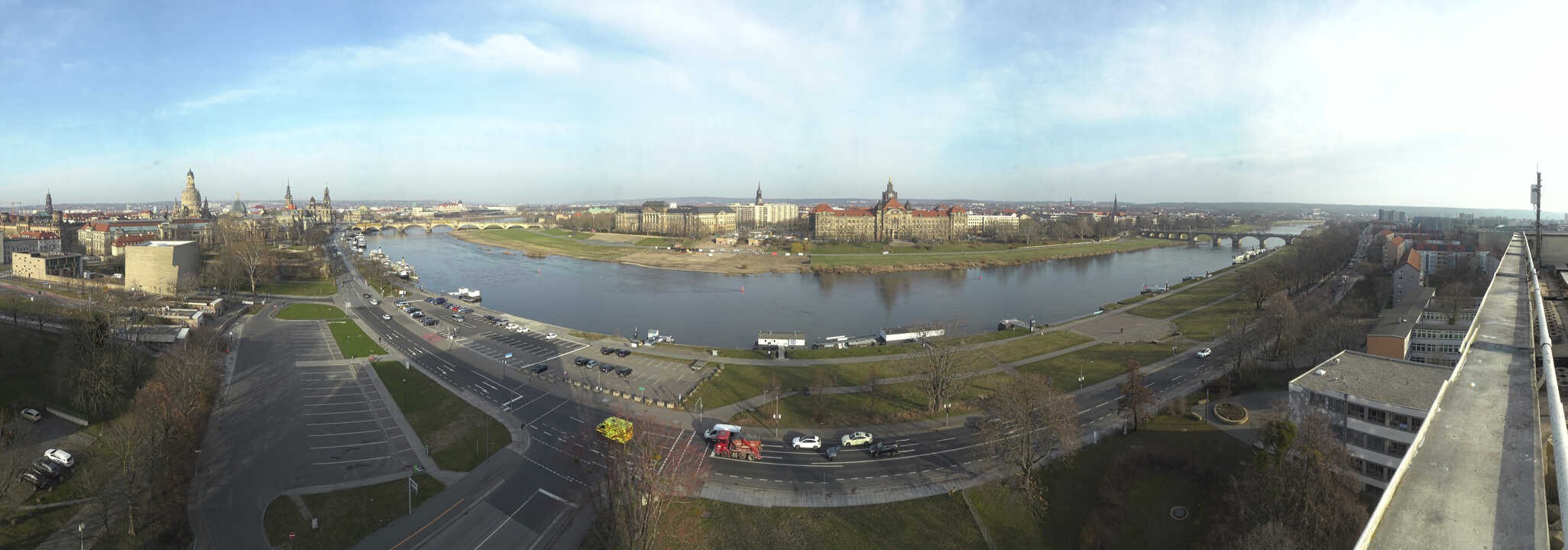 Archived image Webcam Dresden - Panoramic view of the city