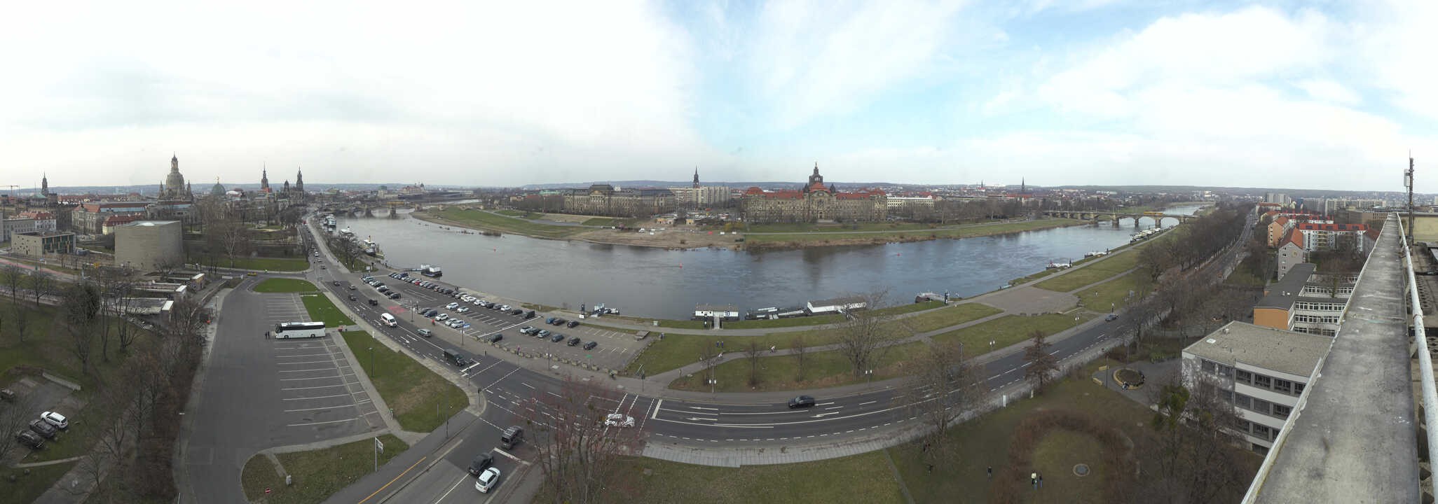 Archived image Webcam Dresden - Panoramic view of the city