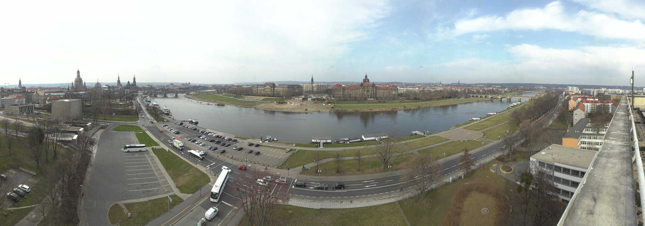 Archived image Webcam Dresden - Panoramic view of the city