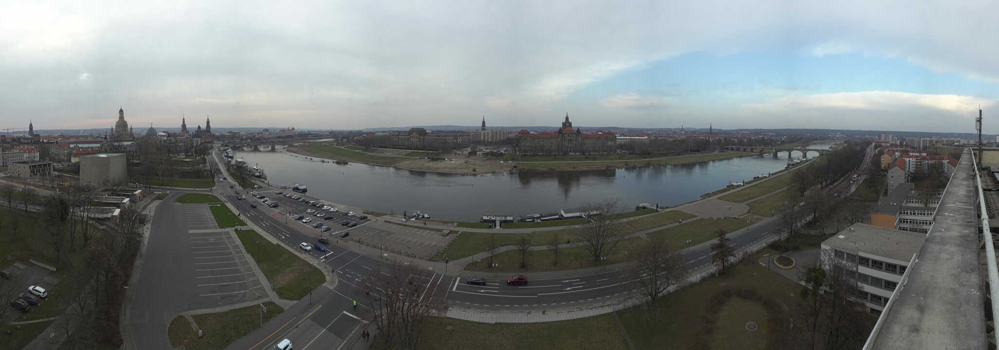 Archived image Webcam Dresden - Panoramic view of the city