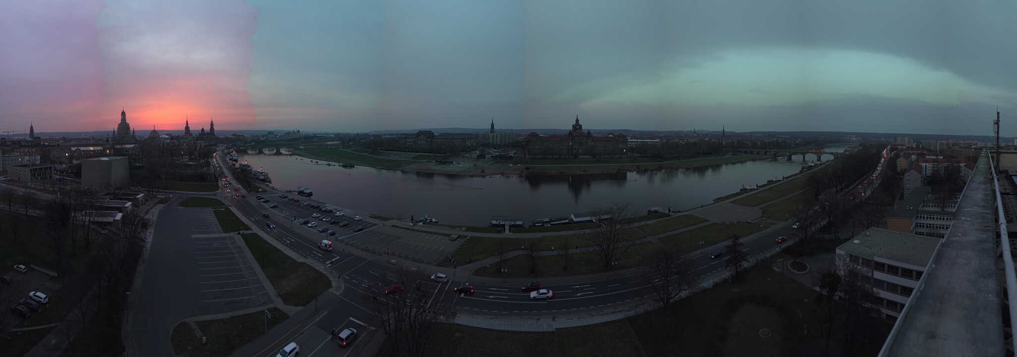 Archived image Webcam Dresden - Panoramic view of the city
