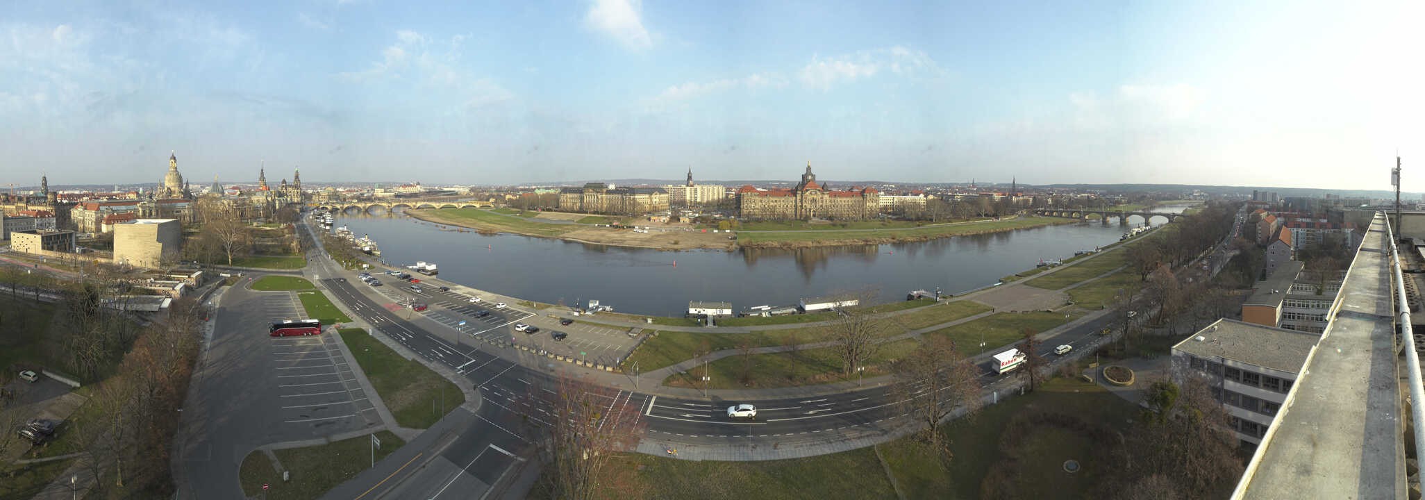 Archiv Foto Webcam Dresden - Elbpanorama
