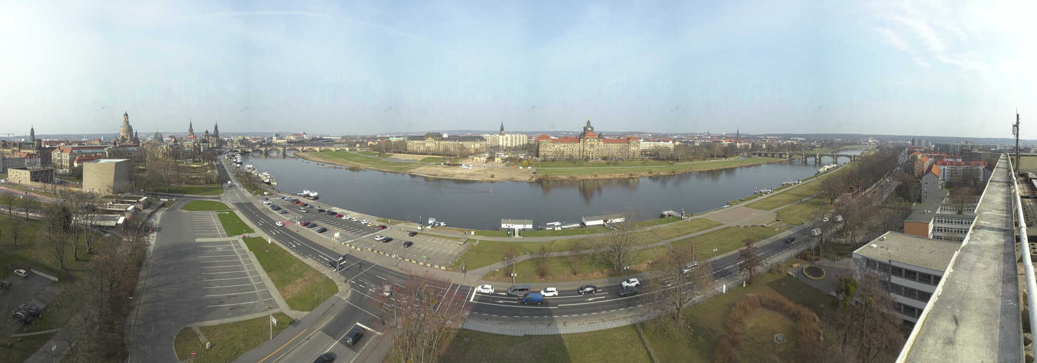 Archiv Foto Webcam Dresden - Elbpanorama