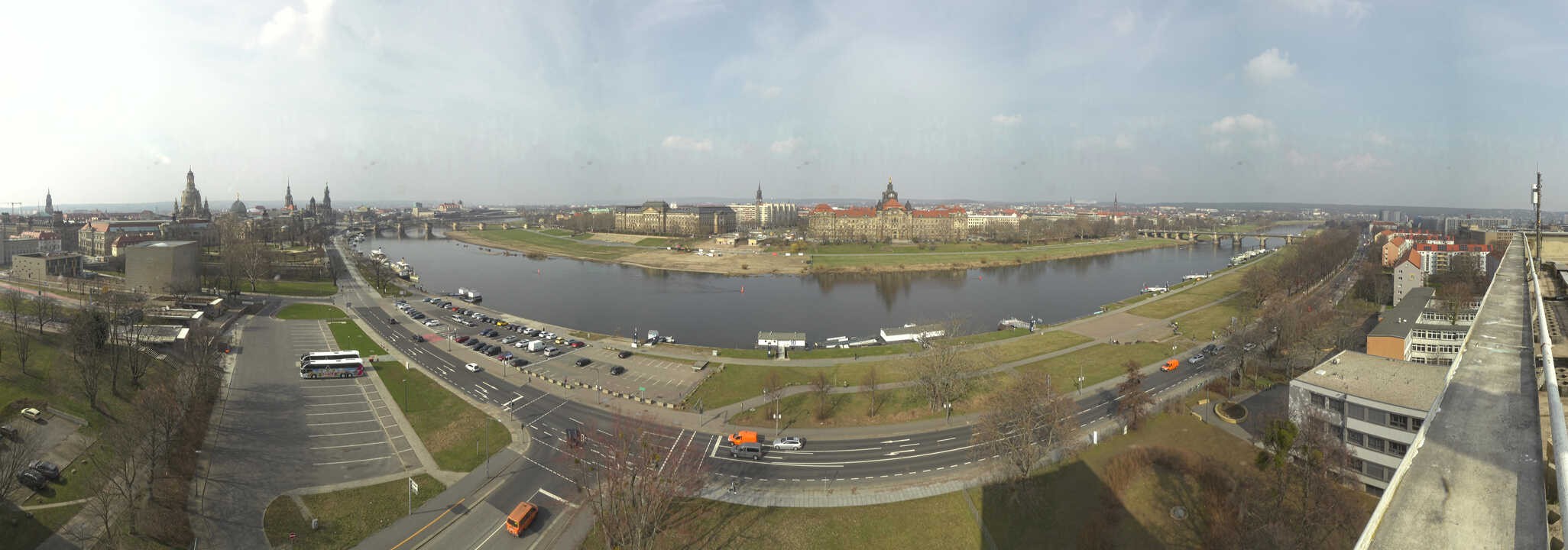 Archiv Foto Webcam Dresden - Elbpanorama