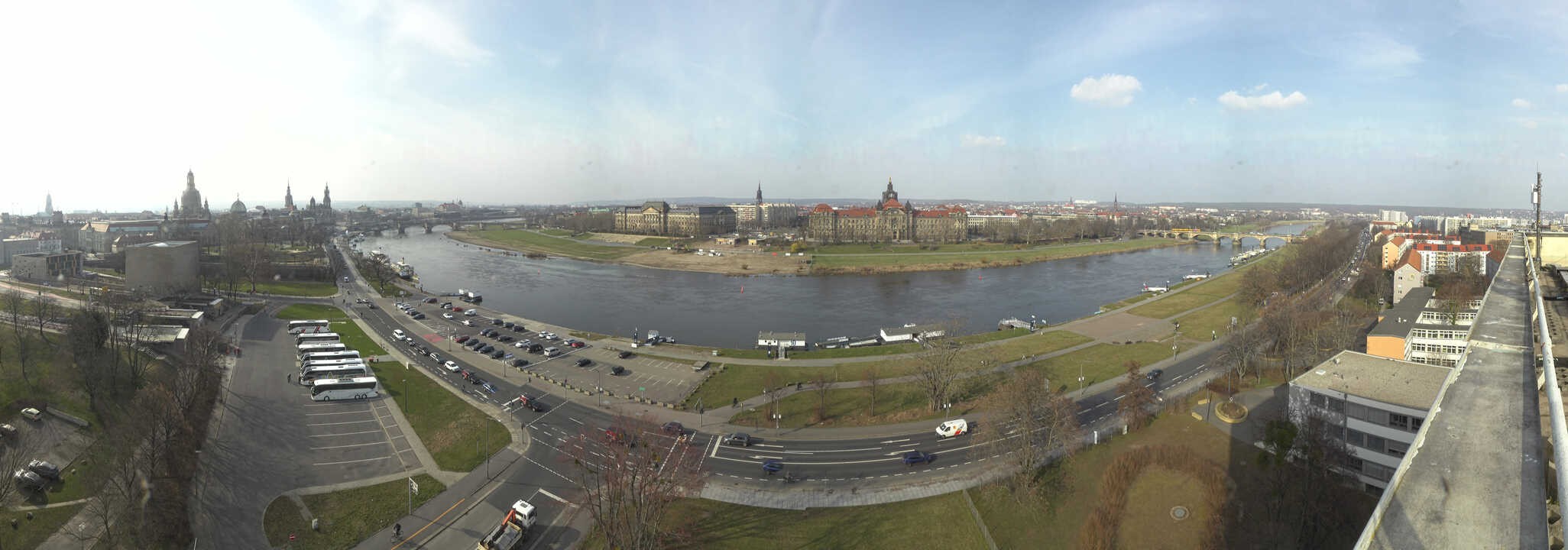 Archiv Foto Webcam Dresden - Elbpanorama