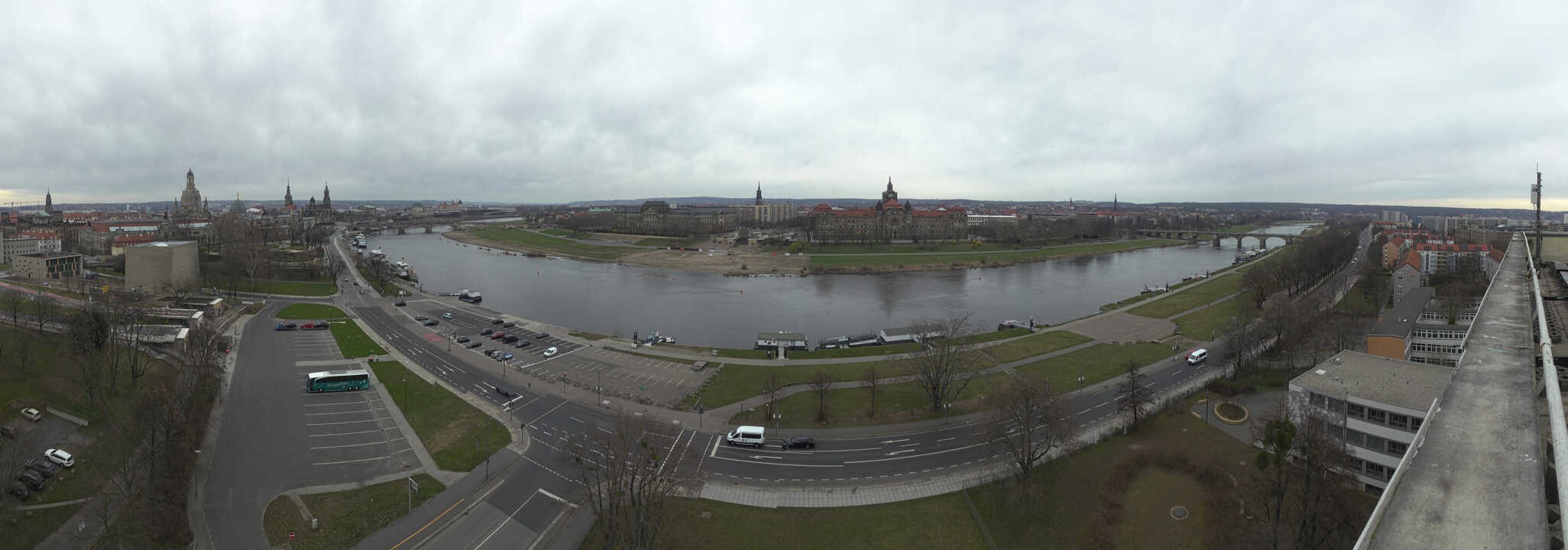 Archived image Webcam Dresden - Panoramic view of the city