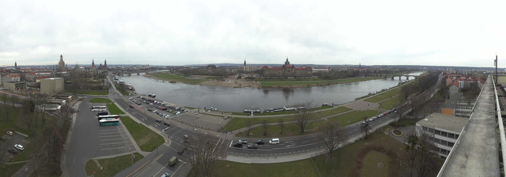 Archived image Webcam Dresden - Panoramic view of the city