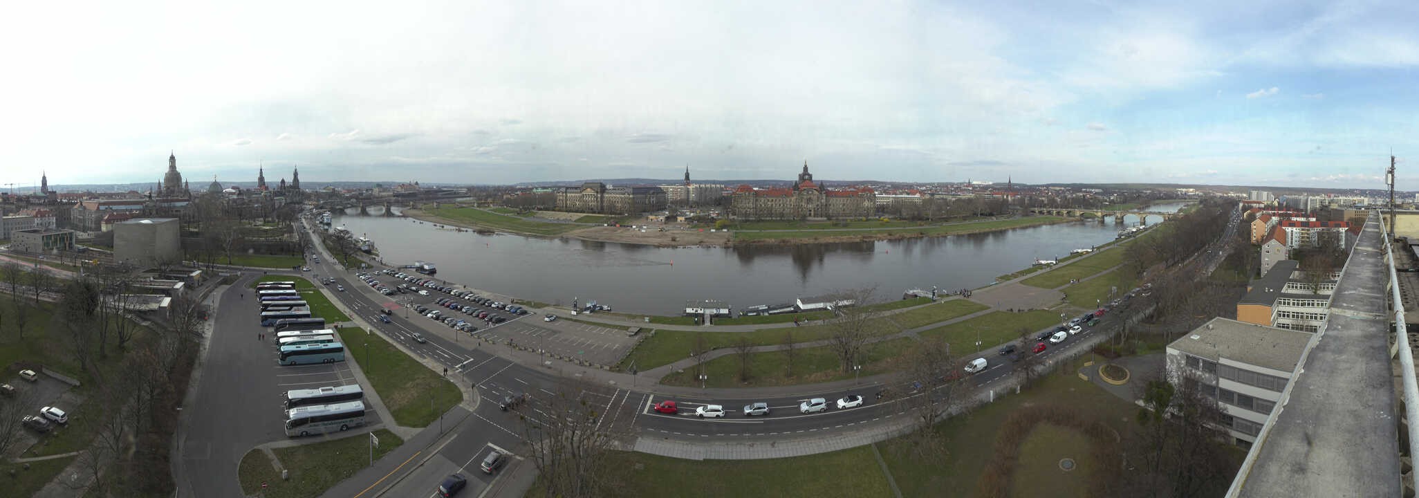 Archived image Webcam Dresden - Panoramic view of the city