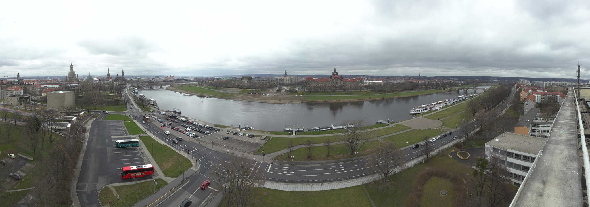 Archived image Webcam Dresden - Panoramic view of the city