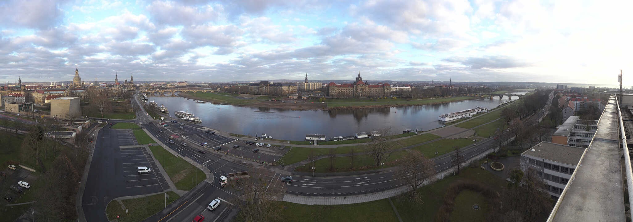 Archived image Webcam Dresden - Panoramic view of the city