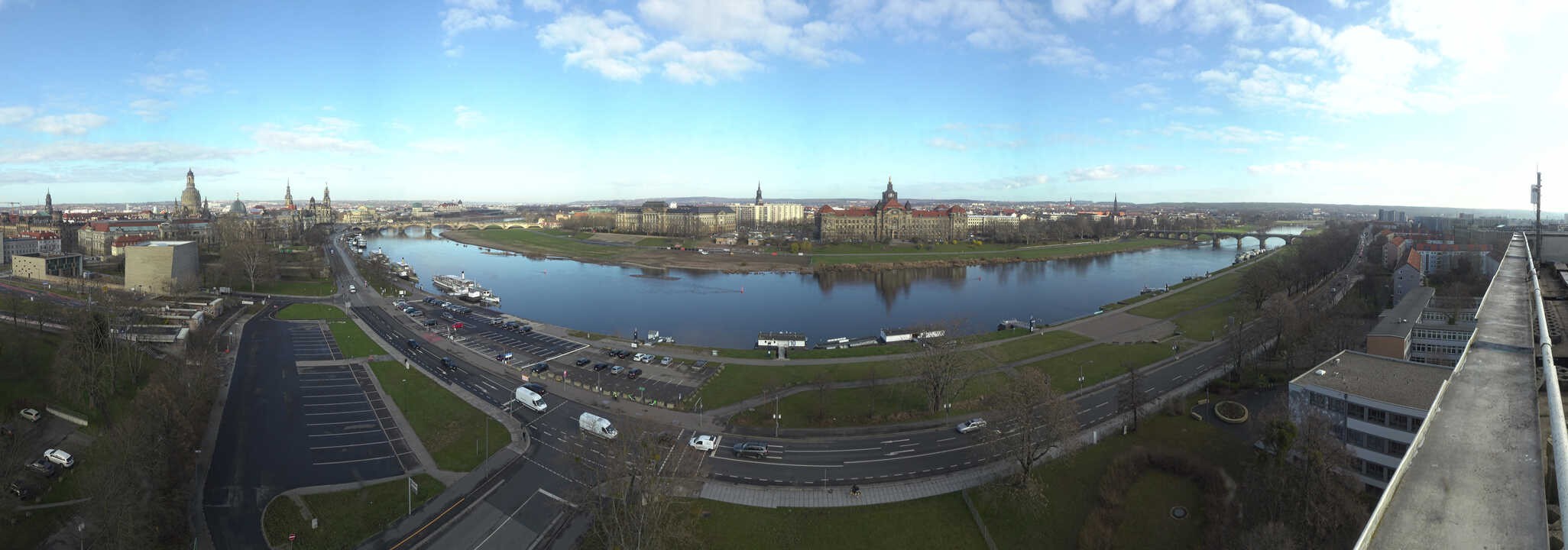Archived image Webcam Dresden - Panoramic view of the city