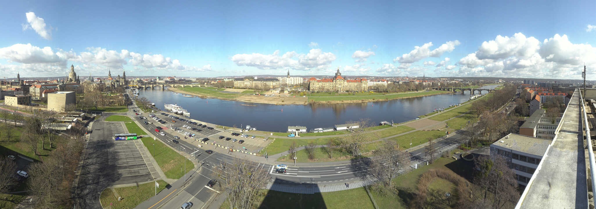 Archived image Webcam Dresden - Panoramic view of the city