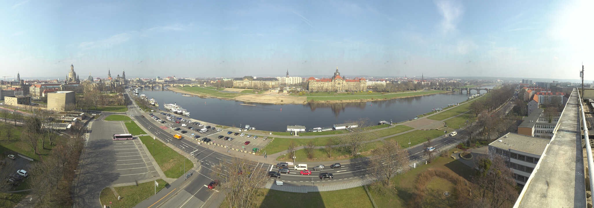 Archiv Foto Webcam Dresden - Elbpanorama