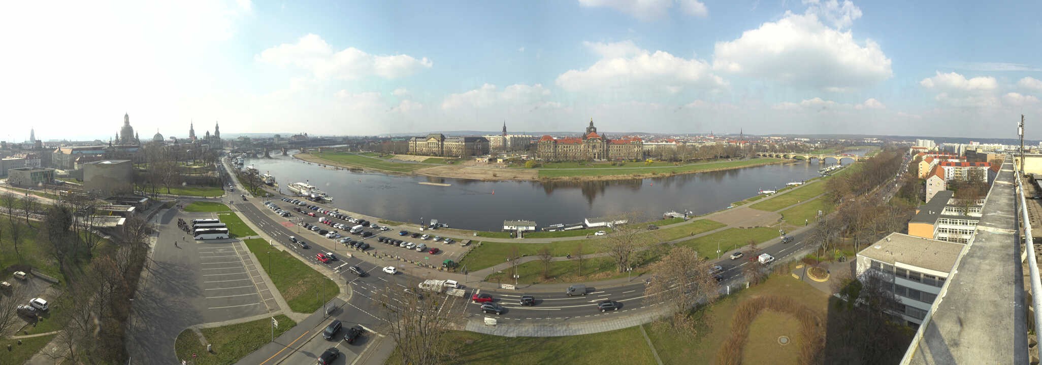 Archiv Foto Webcam Dresden - Elbpanorama