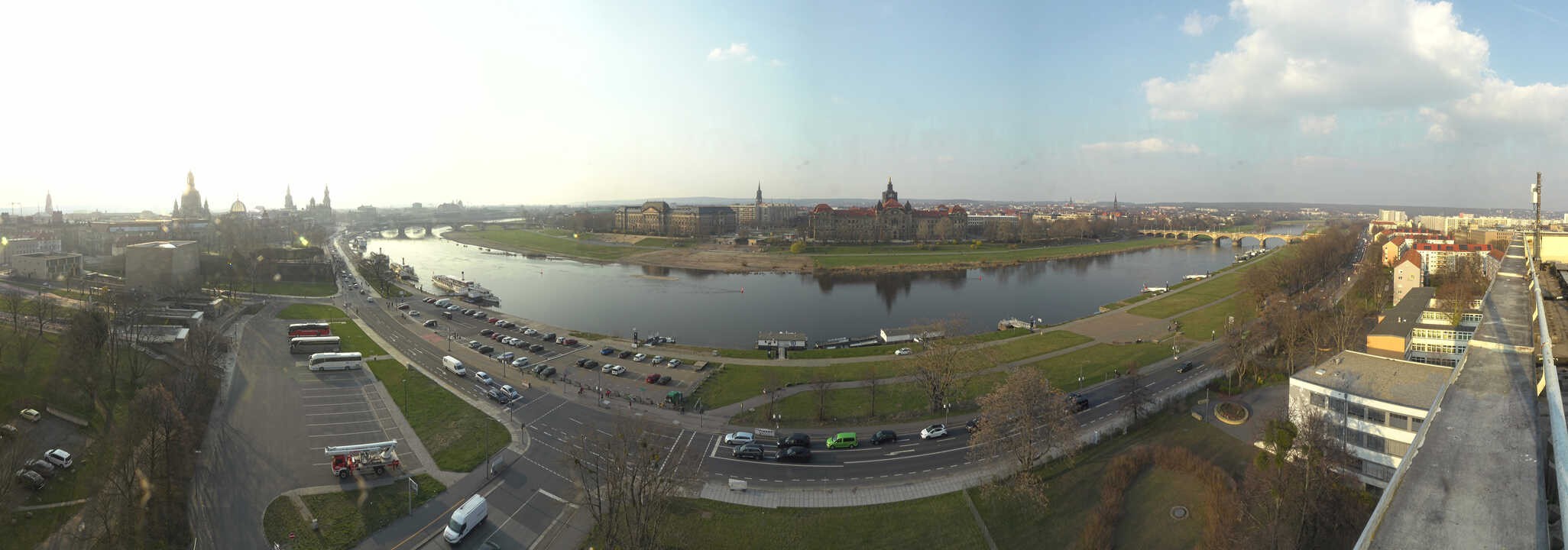 Archiv Foto Webcam Dresden - Elbpanorama