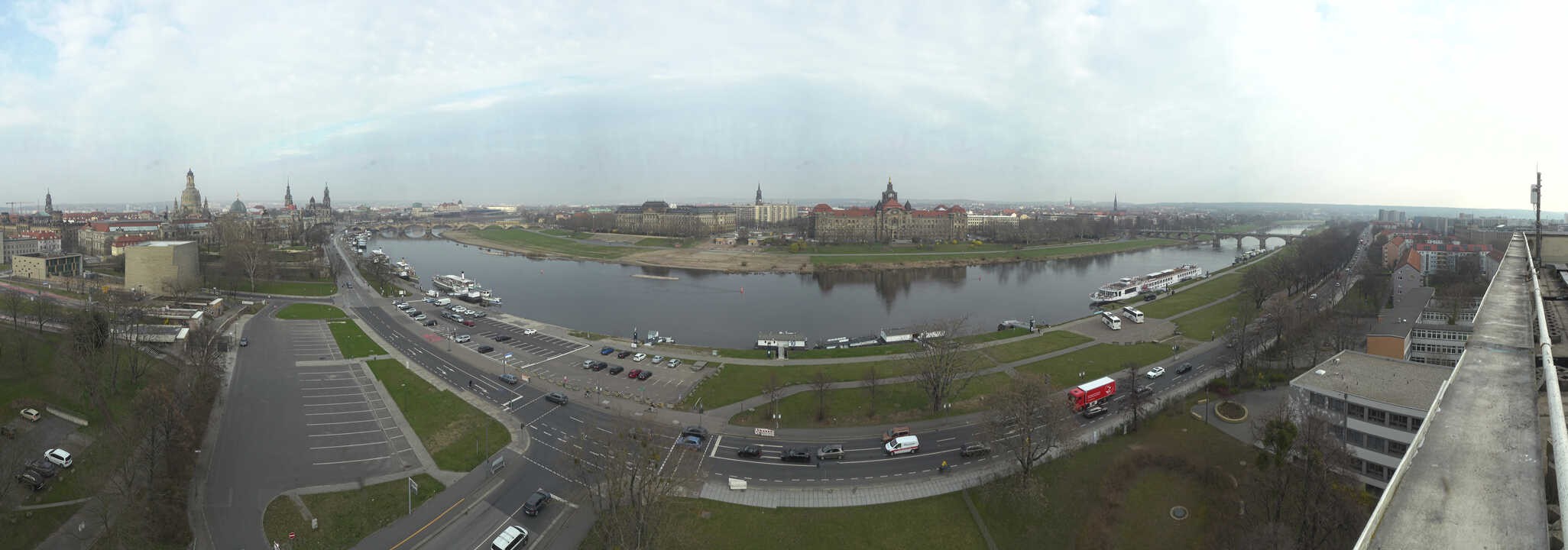 Archiv Foto Webcam Dresden - Elbpanorama