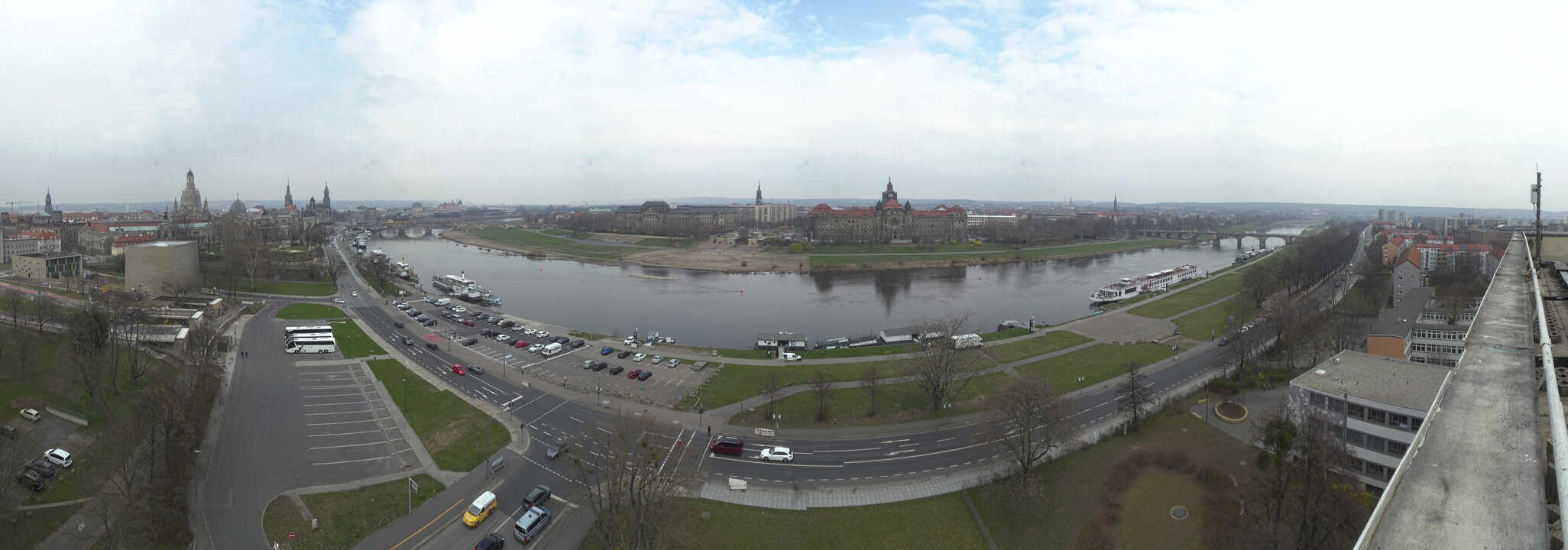 Archiv Foto Webcam Dresden - Elbpanorama