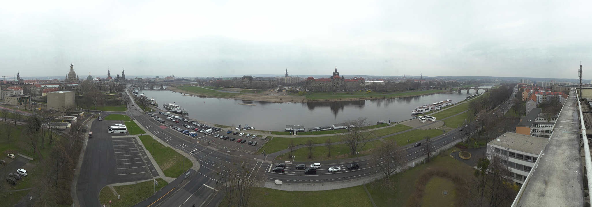 Archiv Foto Webcam Dresden - Elbpanorama