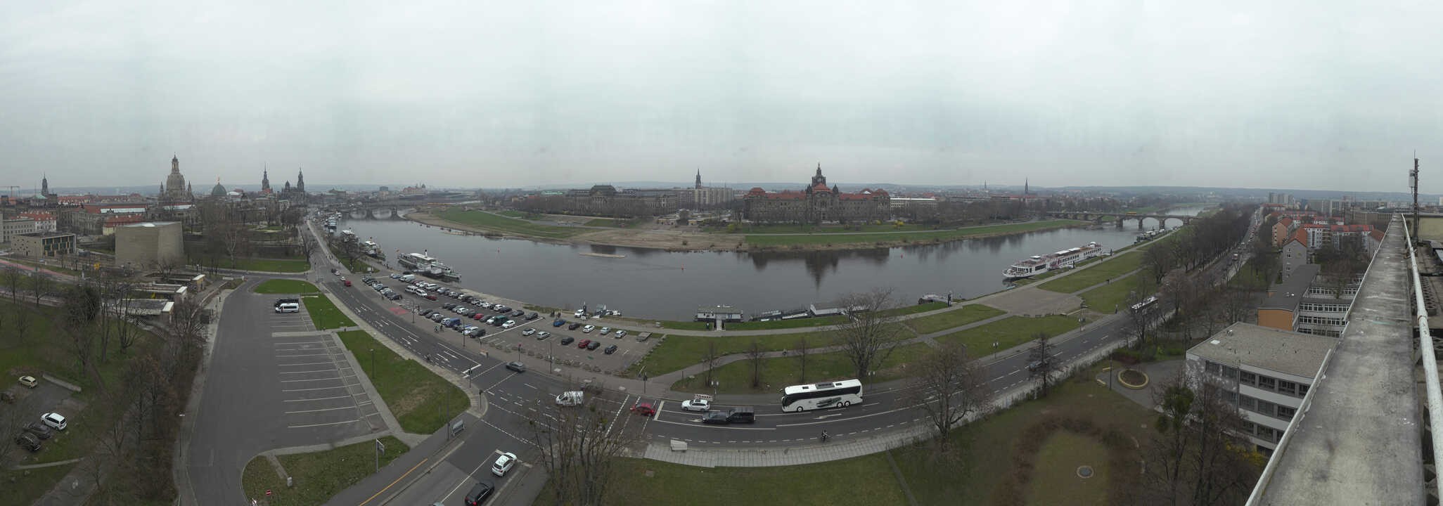 Archiv Foto Webcam Dresden - Elbpanorama