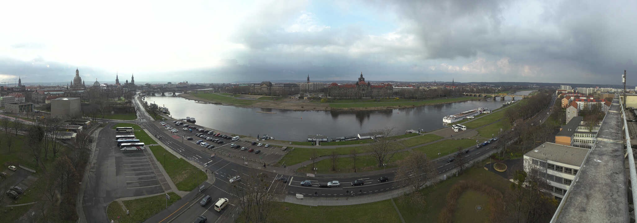 Archiv Foto Webcam Dresden - Elbpanorama
