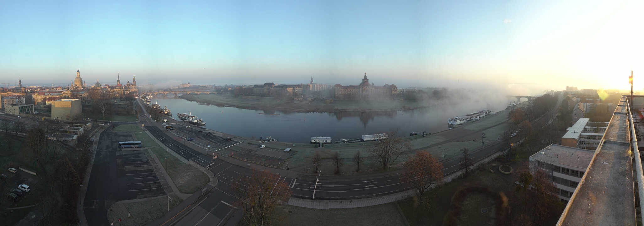 Archiv Foto Webcam Dresden - Elbpanorama