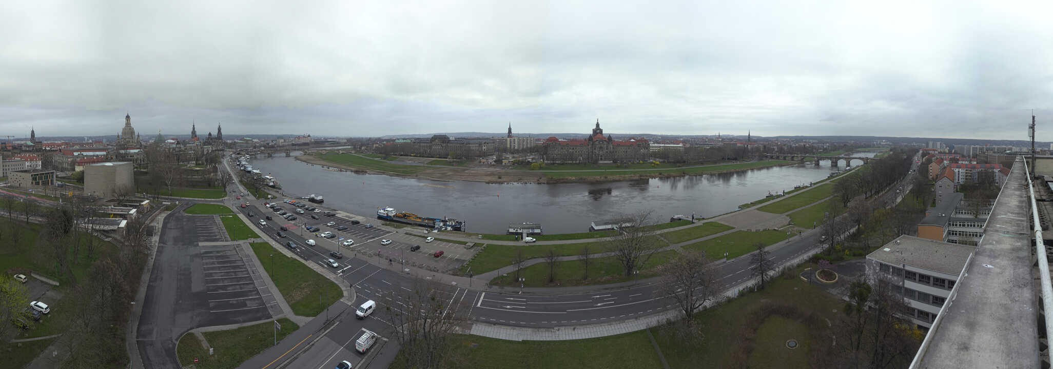 Archived image Webcam Dresden - Panoramic view of the city
