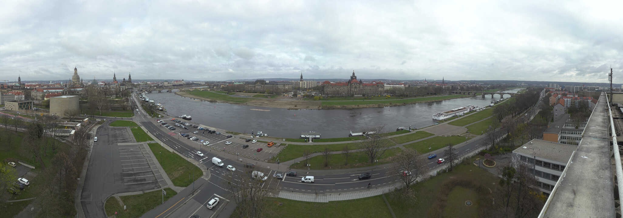 Archived image Webcam Dresden - Panoramic view of the city