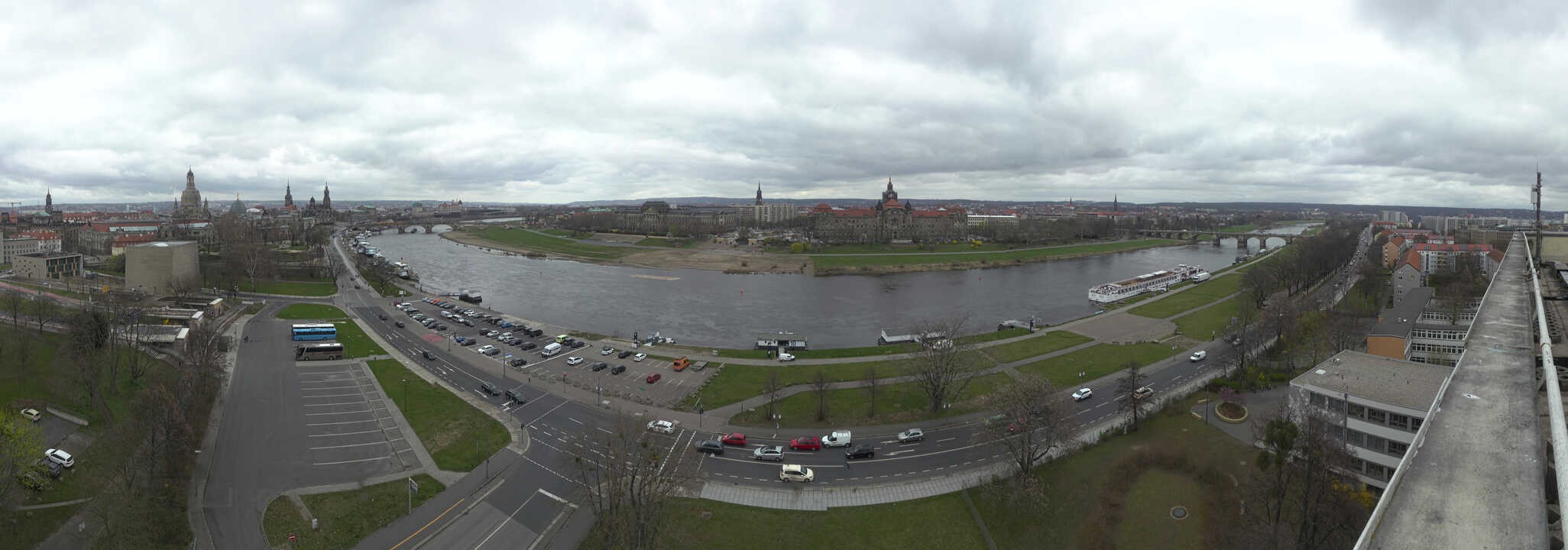 Archived image Webcam Dresden - Panoramic view of the city