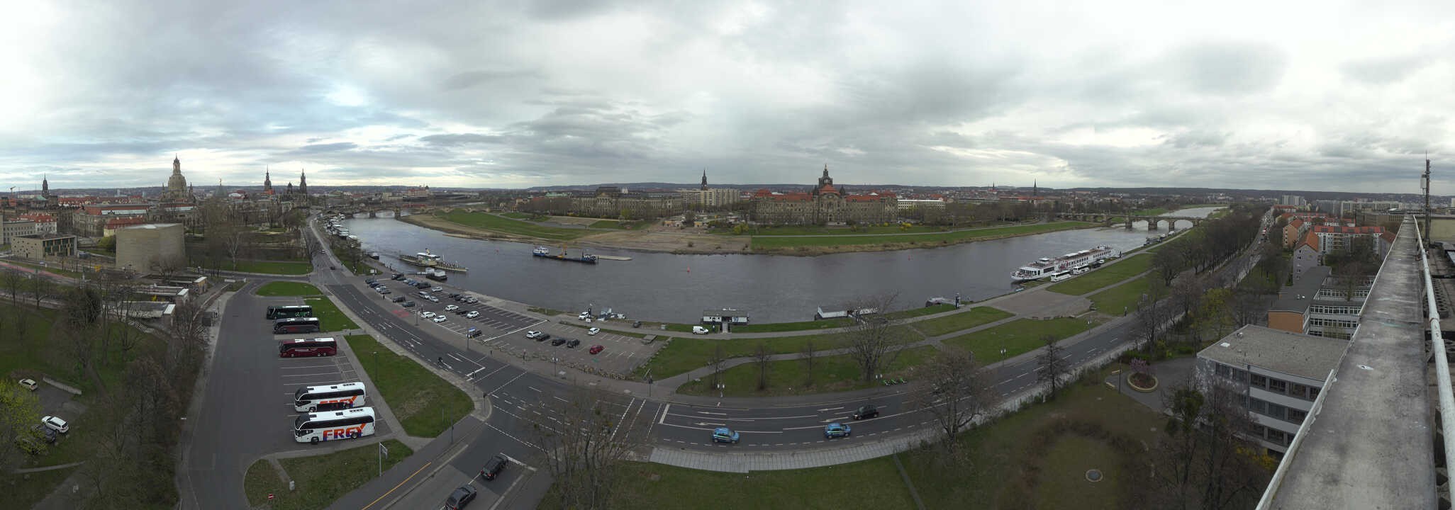 Archiv Foto Webcam Dresden - Elbpanorama