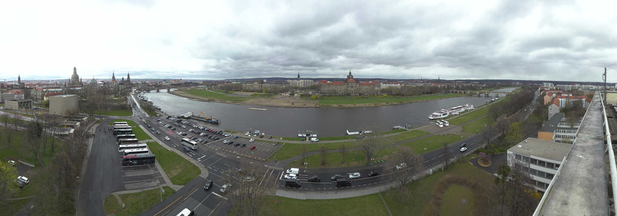 Archiv Foto Webcam Dresden - Elbpanorama