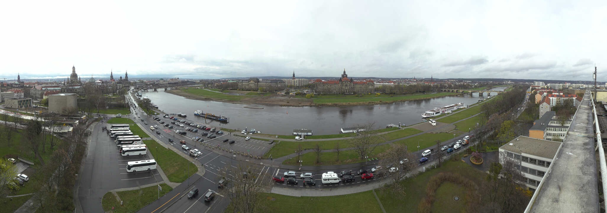 Archiv Foto Webcam Dresden - Elbpanorama