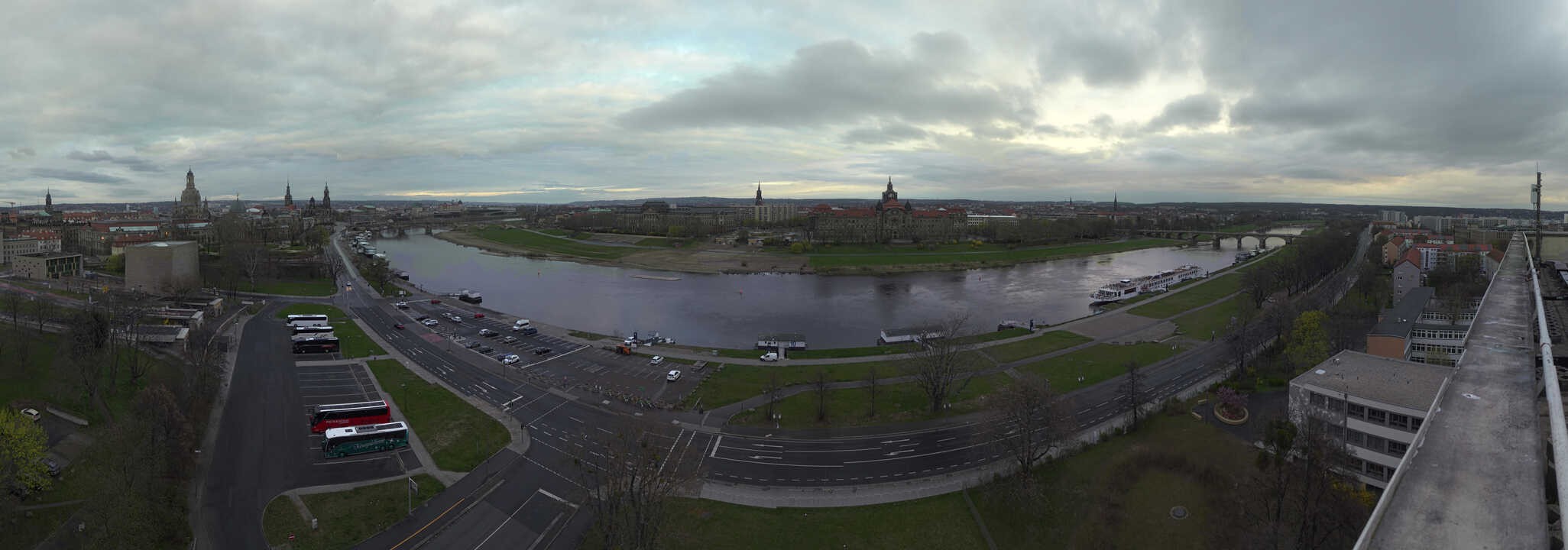 Archived image Webcam Dresden - Panoramic view of the city